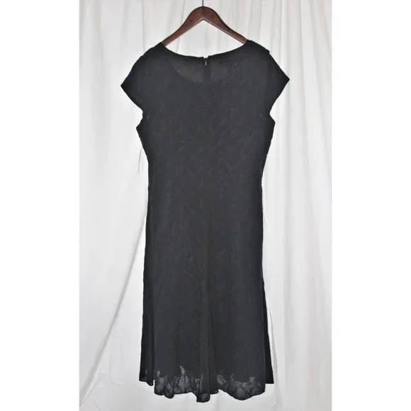 chinese dress ladies Vintage Jones New York Sequined Floral Pink Black Mesh Bodycon Short Dress